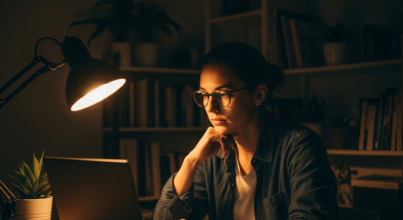 Product manager working late